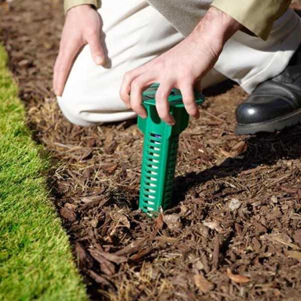 Installing the Sentricon AlwaysActive Termite Management System for termite treatment and termite control